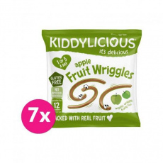 10x KIDDYLICIOUS Žížalky jablečné 10x KIDDYLICIOUS Žížalky jablečné
