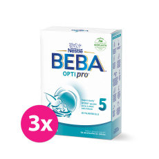 3x BEBA OPTIPRO® 5 Mléko kojenecké, 500 g 3x BEBA OPTIPRO® 5 Mléko kojenecké, 500 g