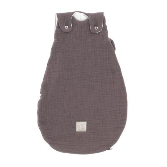 TRÄUMELAND Vnější spací pytel Liebmich Musselin Schokopflaume 50/56 TRÄUMELAND Vnější spací pytel Liebmich Musselin Schokopflaume 50/56