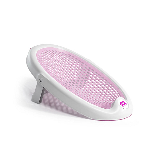 OK BABY Lehátko do vany skládací měkké protiskluzové Jelly 0–8m Pink