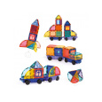 Magnetická stavebnice s auty 63 ks