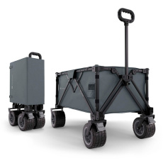 KINDERKRAFT Vozík přepravní skladací Wagon Rollster Grey KINDERKRAFT Vozík přepravní skladací Wagon Rollster Grey