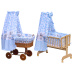 Scarlett Nebesa nad Mojříšův košík pro miminko a kolébky - Scarlett Kulíšek - modrá