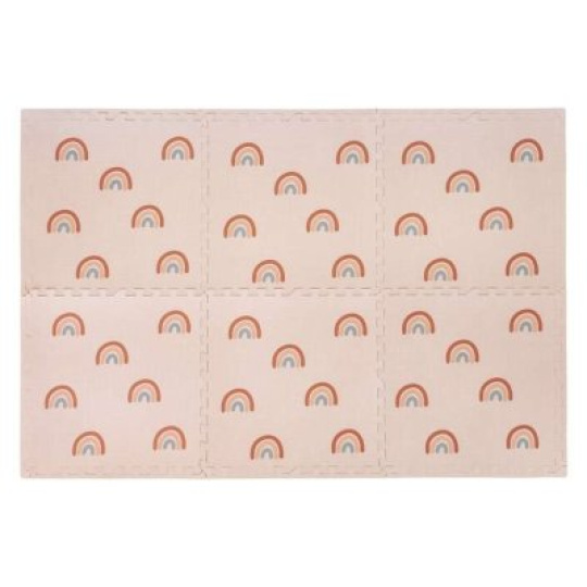 FREEON Free2Play Pěnová hrací podložka Puzzle 6 ks Rainbow