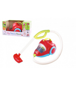 Vysavač plast 25cm na baterie se světlem se zvukem v krabici 35x18x22,5cm Vysavač plast 25cm na baterie se světlem se zvukem v krabici 35x18x22,5cm