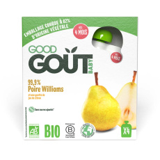 4x GOOD GOUT BIO Hruška 85 g