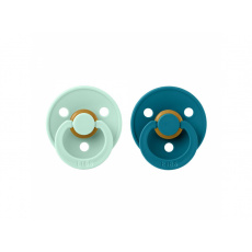 BIBS Colour dudlíky z přírodního kaučuku 2 ks vel. 1 Nordic Mint/Forest Lake BIBS Colour dudlíky z přírodního kaučuku 2 ks vel. 1 Nordic Mint/Forest Lake