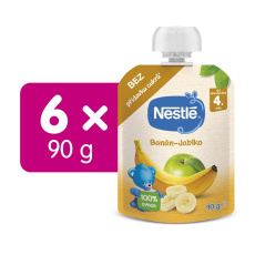6x NESTLÉ Kapsička banán a jablko 90 g 6x NESTLÉ Kapsička banán a jablko 90 g