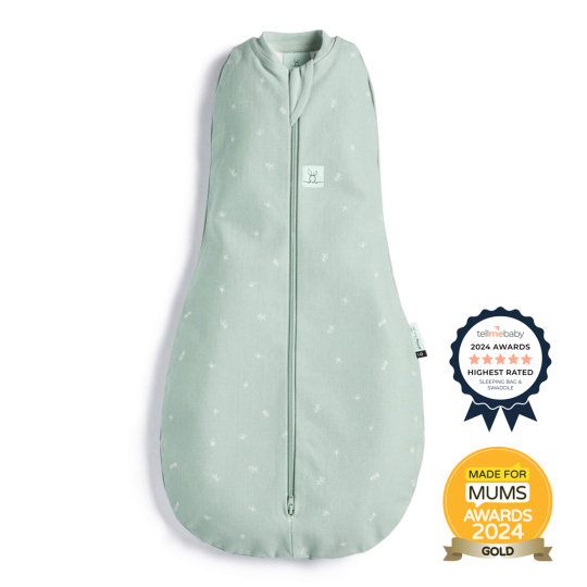 ERGOPOUCH Zavinovačka a pytel na spaní 2v1 Cocoon Sage 3-6 m, 6-8 kg, 1 tog