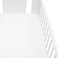 Jersey prostěradlo do postýlky New Baby 120x60 bílé
