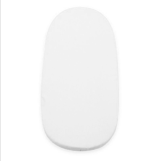 Froté nepromokavá podložka do kočárku New Baby 35x75 cm bílá