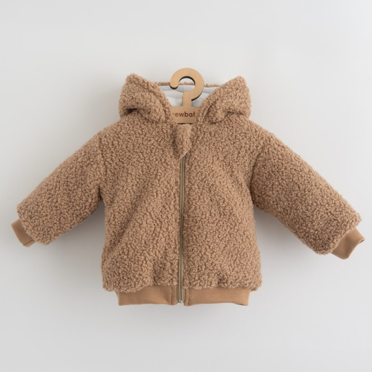 Kojenecká zimní mikinka s kapucí New Baby Teddy Winter