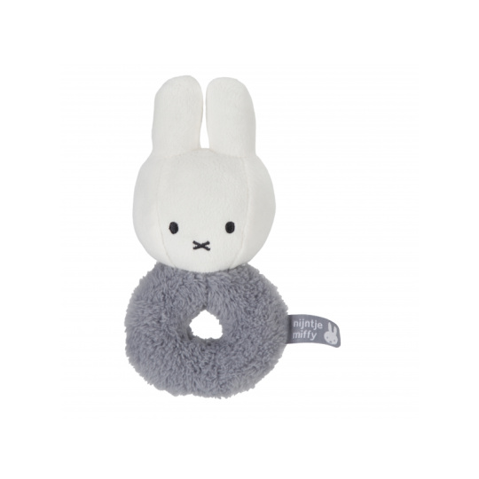 Chrastítko králíček Miffy Fluffy Blue