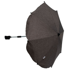 Slunečník na kočárek - hnědý-šedý melír Slunečník na kočárek - hnědý-šedý melír