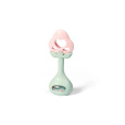 BABYONO Chrastítko s kousátkem Strawberry 3m+