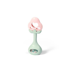 BABYONO Chrastítko s kousátkem Strawberry 3m+ BABYONO Chrastítko s kousátkem Strawberry 3m+