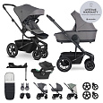 EASYWALKER SET Kočárek 4v1 Harvey⁵ Pebble Grey XXL AIR + CYBEX Aton B2 i-Size