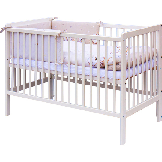 Scarlett Dětská postýlka s kompletní výbavou Scarlett 120 x 60 cm - Toro - béžová Scarlett Dětská postýlka s kompletní výbavou Scarlett 120 x 60 cm - Toro - béžová