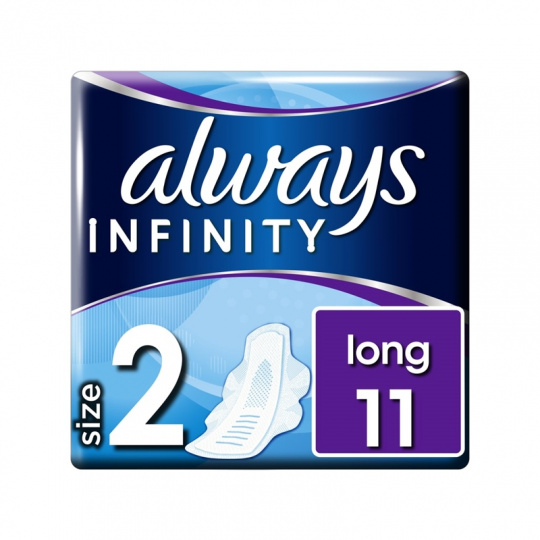 ALWAYS Infinity Long Vložky hygienické 11 ks