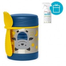 SKIP HOP Zoo Termoska na jídlo se lžičko/vidličkou Netopýr 325 ml, 3+ + AQUAINT 500 ml SKIP HOP Zoo Termoska na jídlo se lžičko/vidličkou Netopýr 325 ml, 3+ + AQUAINT 500 ml