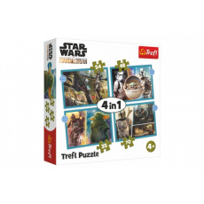 Puzzle 4v1 Mandalorian/Star Wars 28,5x20,5cm v krabici 28x28x6cm Puzzle 4v1 Mandalorian/Star Wars 28,5x20,5cm v krabici 28x28x6cm