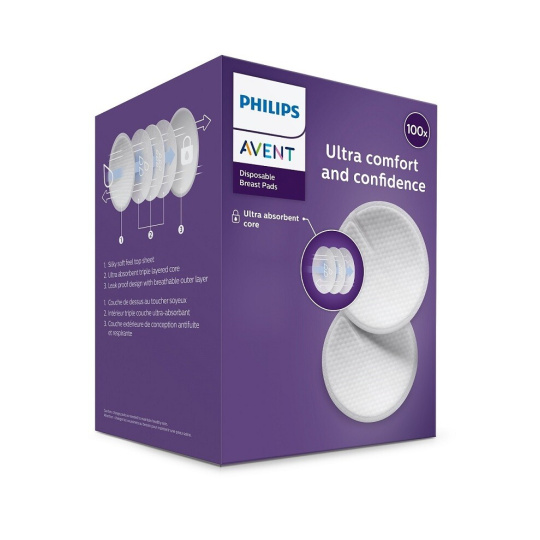 Philips AVENT Prsní vložky jednorázové 100 ks