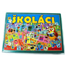 Školáci 4 logické hry společenská hra v krabici 29x20x4cm Školáci 4 logické hry společenská hra v krabici 29x20x4cm