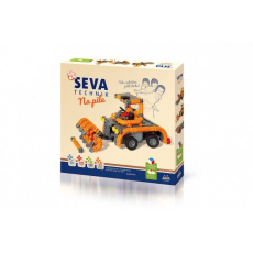 Stavebnice SEVA TECHNIK Na pile plast 412 dílků v krabici 36x34x5cm Stavebnice SEVA TECHNIK Na pile plast 412 dílků v krabici 36x34x5cm