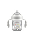 CHICCO Hrneček Transition učicí s držadly grey, 4m+