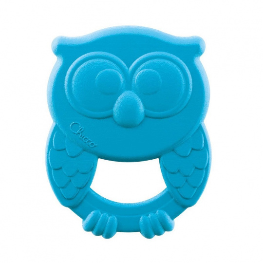 CHICCO Kousátko Eco+ Sova Owly modrá 3m+