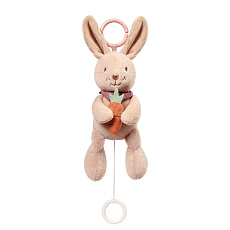 BABYONO Hračka hudební na C-kroužku Rabbit Karo 0m+