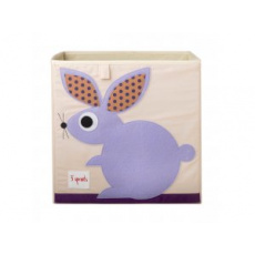 3 SPROUTS Úložný box Rabbit Purple