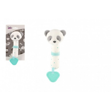 Pískátko/kousátko medvěd panda plyš 21cm na kartě v sáčku 0+ Pískátko/kousátko medvěd panda plyš 21cm na kartě v sáčku 0+