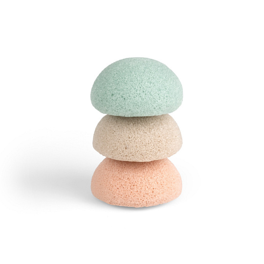 Mycí houba přírodní Konjac 3 ks