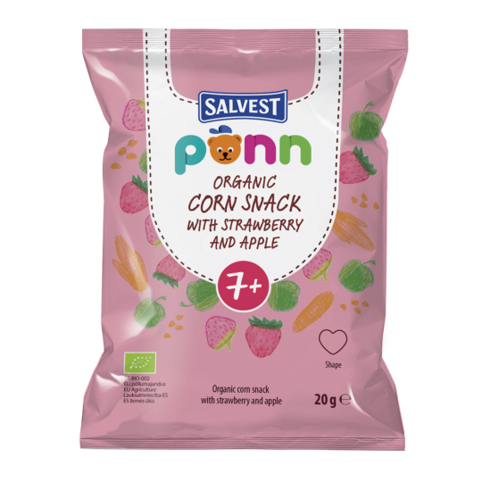 SALVEST Põnn BIO Křupky jahodové 20 g