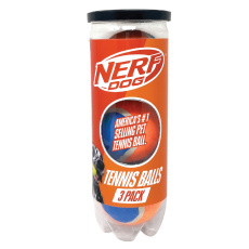 NERF DOG Hračka pro psy 3 ks tenisových míčků bez pískadla v tlakové dóze 6,5 cm NERF DOG Hračka pro psy 3 ks tenisových míčků bez pískadla v tlakové dóze 6,5 cm