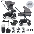EASYWALKER SET Kočárek 4v1 Harvey⁵ Pebble Grey XXL RWS + CYBEX Aton B2 i-Size