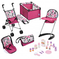 Hauck Toys Uno mini 21 dílná sada pro panenky Hauck Toys Uno mini 21 dílná sada pro panenky