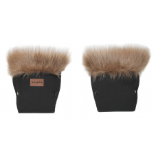 Emitex RUKAVICE SOFT LUXURY ČERNÉ - HNĚDÁ KOŽEŠINA Emitex RUKAVICE SOFT LUXURY ČERNÉ - HNĚDÁ KOŽEŠINA