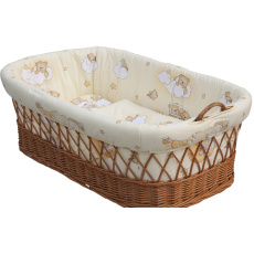 Scarlett Mojžíšův košík pro miminko Scarlett Mráček - béžová Scarlett Mojžíšův košík pro miminko Scarlett Mráček - béžová