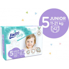 LINTEO BABY Premium Pleny jednorázové 5 JUNIOR (11-21 kg) 168 ks