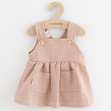 Kojenecká mušelínová sukýnka New Baby Comfort clothes růžová