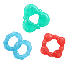 BRIGHT STARTS Kousátko plněné vodou tvary Stay Cool Teethers™ 3ks, 3m+ BRIGHT STARTS Kousátko plněné vodou tvary Stay Cool Teethers™ 3ks, 3m+