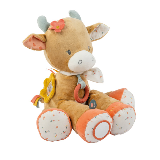 NATTOU Kravička plyšová Mila so 6 aktivitami 45cm Mila, Zoe & Lana