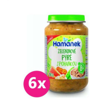 6x HAMÁNEK Zeleninové pyré s pohankou 190 g 6x HAMÁNEK Zeleninové pyré s pohankou 190 g
