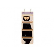 3 SPROUTS Závěsný organizér Bear Black 3 SPROUTS Závěsný organizér Bear Black