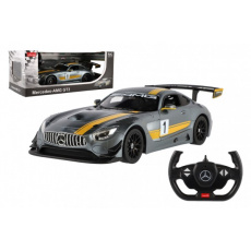 Auto RC Mercedes AMG GT3 plast 35cm 2,4GHz na dálk. ovládání na baterie v krabici 44x18x23cm Auto RC Mercedes AMG GT3 plast 35cm 2,4GHz na dálk. ovládání na baterie v krabici 44x18x23cm