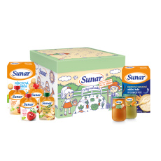 SUNAR Hravý Sunar box Moje zahrádka s dětskou výživou od uk. 4.-6. m