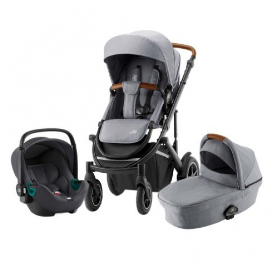 BRITAX  RÖMER   Set kočárek Smile III + hluboká korba + autosedačka Baby Safe 3 i-Size 