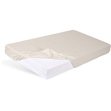 BABYMATEX Prostěradlo napínací Jersey 60x120cm světle béžové BABYMATEX Prostěradlo napínací Jersey 60x120cm světle béžové